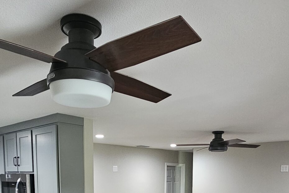 Ceiling fans installation. Lights installation. plugs installation